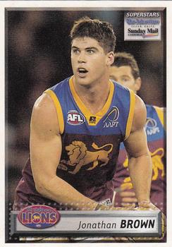2003 Select The Advertiser-Sunday Mail AFL #63 Jonathan Brown Front